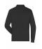 Herren Men's Workwear-Long-Sleeved Polo   OCS Blended Black 10528