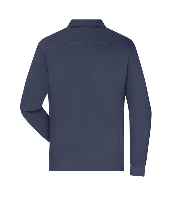 Herren Men's Workwear-Long-Sleeved Polo OCS Blended Navy 10528