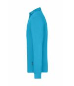 Herren Men's Workwear-Long-Sleeved Polo OCS Blended Turquoise 10528