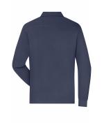 Men Men's Workwear-Long-Sleeved Polo OCS Blended Navy 10528