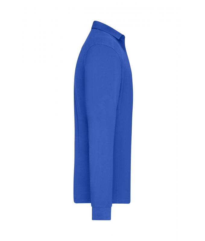 Men Men's Workwear-Long-Sleeved Polo OCS Blended Royal 10528