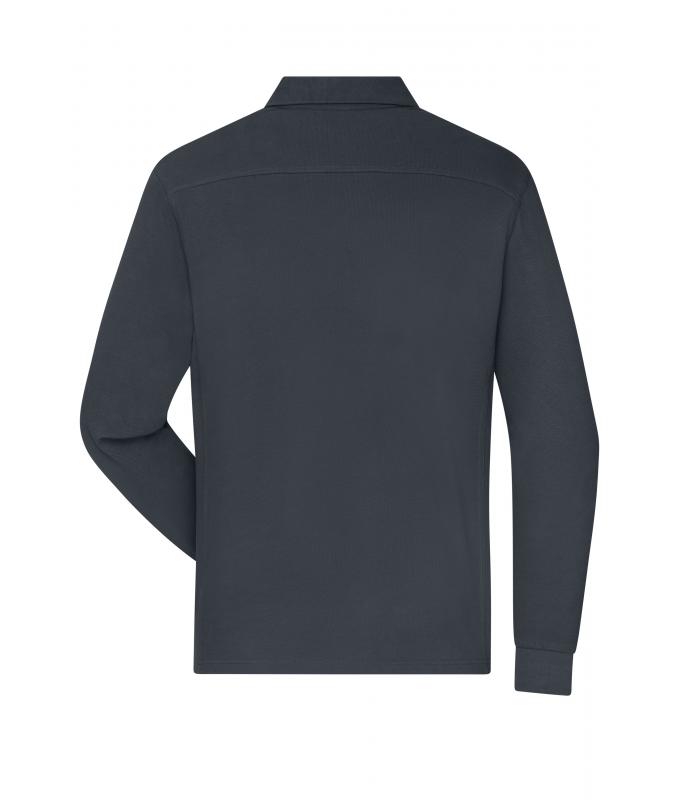 Herren Men's Workwear-Long-Sleeved Polo OCS Blended Carbon 10528