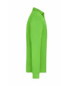 Men Men's Workwear-Long-Sleeved Polo OCS Blended Lime-green 10528