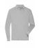 Men Men's Workwear-Long-Sleeved Polo OCS Blended Grey-heather 10528