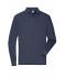 Men Men's Workwear-Long-Sleeved Polo OCS Blended Navy 10528