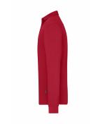 Herren Men's Workwear-Long-Sleeved Polo OCS Blended Red 10528