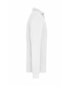 Men Men's Workwear-Long-Sleeved Polo OCS Blended White 10528