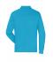 Herren Men's Workwear-Longsleeve Polo Turquoise 10528