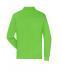 Herren Men's Workwear-Longsleeve Polo Lime-green 10528