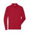 Herren Men's Workwear-Longsleeve Polo Red 10528
