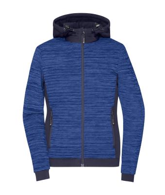 Damen Ladies' Padded Hybrid Jacket Royal-melange/navy 10529