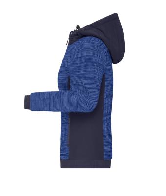Ladies Ladies' Padded Hybrid Jacket Royal-melange/navy 10529