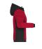 Ladies Ladies' Padded Hybrid Jacket Red-melange/black 10529