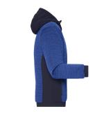 Herren Men's Padded Hybrid Jacket Royal-melange/navy 10530