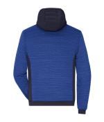 Herren Men's Padded Hybrid Jacket Royal-melange/navy 10530