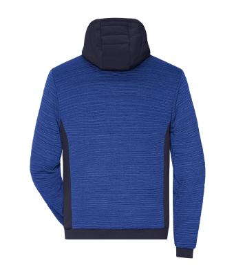 Men Men's Padded Hybrid Jacket Royal-melange/navy 10530