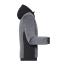 Men Men's Padded Hybrid Jacket Carbon-melange/black 10530