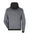 Men Men's Padded Hybrid Jacket Carbon-melange/black 10530