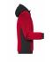 Herren Men's Padded Hybrid Jacket Red-melange/black 10530