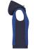 Damen Ladies' Padded Hybrid Vest Royal-melange/navy 10532