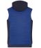 Herren Men's Padded Hybrid Vest Royal-melange/navy 10533