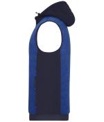 Men Men's Padded Hybrid Vest Royal-melange/navy 10533