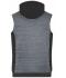 Herren Men's Padded Hybrid Vest Carbon-melange/black 10533