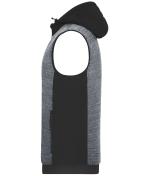 Men Men's Padded Hybrid Vest Carbon-melange/black 10533
