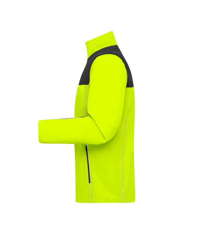 Unisex Signal-Workwear Jacket Neon-yellow/black 11164