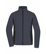 Ladies Ladies' Stretchfleece Jacket Carbon/black 11478