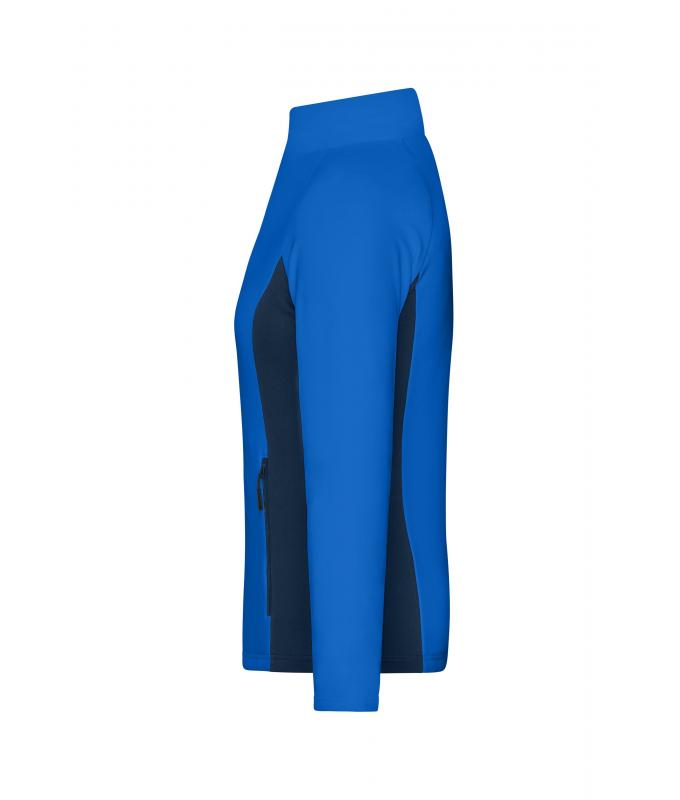 Damen Ladies' Stretchfleece Jacket Royal/navy 11478