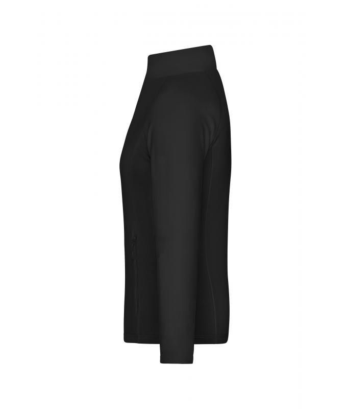 Damen Ladies' Stretchfleece Jacket Black/black 11478
