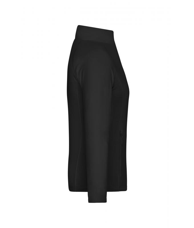 Damen Ladies' Stretchfleece Jacket Black/black 11478