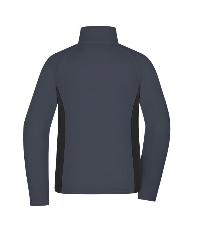 Damen Ladies' Stretchfleece Jacket Carbon/black 11478