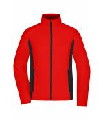 Damen Ladies' Stretchfleece Jacket Red/black 11478