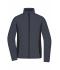 Damen Ladies' Stretchfleece Jacket Carbon/black 11478