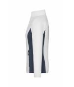 Damen Ladies' Stretchfleece Jacket White/carbon 11478