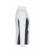 Damen Ladies' Stretchfleece Jacket White/carbon 11478