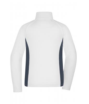 Damen Ladies' Stretchfleece Jacket White/carbon 11478