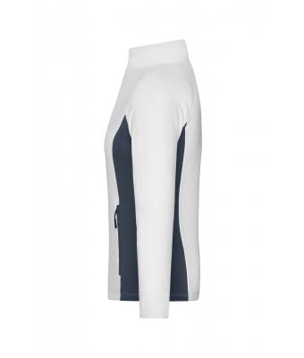 Ladies Ladies' Stretchfleece Jacket White/carbon 11478