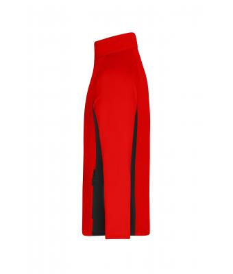 Herren Men's Stretchfleece Jacket Red/black 11479