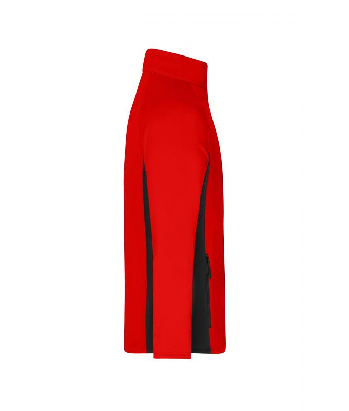 Herren Men's Stretchfleece Jacket Red/black 11479