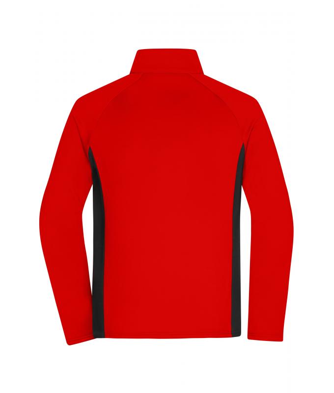 Herren Men's Stretchfleece Jacket Red/black 11479