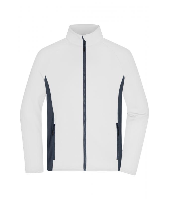 Herren Men's Stretchfleece Jacket White/carbon 11479