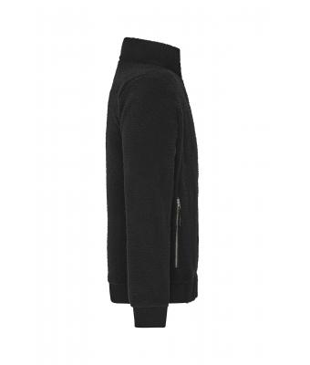 Unisex Sherpa Jacket   RCS Black 11480