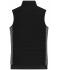 Ladies Ladies' Padded Hybrid Vest Black/carbon-melange 11481