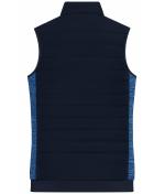 Ladies Ladies' Padded Hybrid Vest Navy/royal-melange 11481