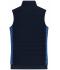 Ladies Ladies' Padded Hybrid Vest Navy/royal-melange 11481