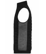 Men Men's Padded Hybrid Vest Black/carbon-melange 11482