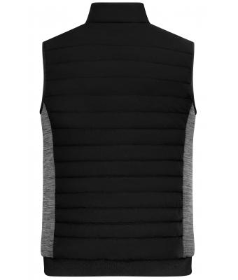 Men Men's Padded Hybrid Vest Black/carbon-melange 11482